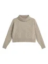Rrd Diamond-pattern Turtleneck Sweater In Neutral