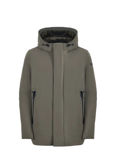 Rrd Down Jacket "surflex" In Green