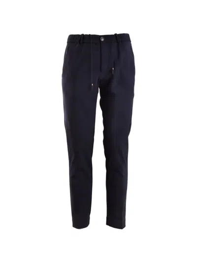 Rrd Drawstring Button-fastening Trousers In Blue