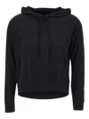Rrd Drawstring-hooded Sweater In Black