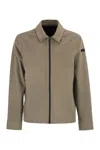 Rrd Eco Suede Jacket With Nubuck Effect In Brown