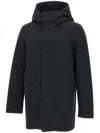 Rrd Egg Floating Parka In Black