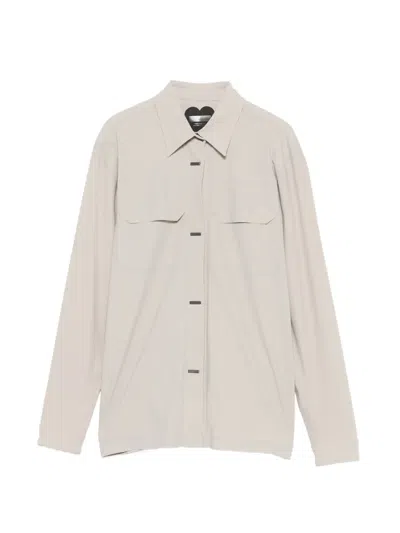 Rrd Flap-pocket Shirt Jacket In Gray