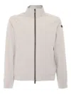 Rrd Lightweight Jacket With High Collar And Full Zipper In Neutral