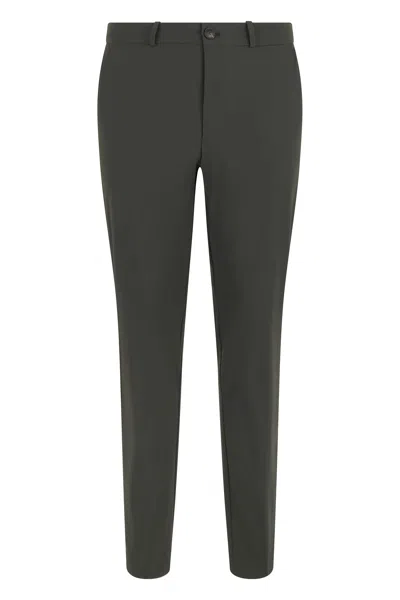 Rrd High-waisted Tapered Trousers In Gray