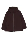 Rrd Hooded Bomber Jacket In Brown