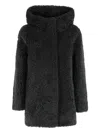 Rrd Hooded Coat In Black