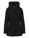 Rrd Hooded Coat In Black
