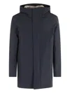 Rrd Hooded Coat In Blue