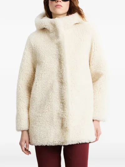 Rrd Hooded Coat In White