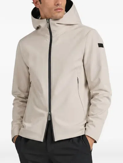 Rrd Surflex Stretch Technical Hooded Jacket In Neutral