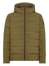 Rrd Quilted Goose Down Jacket In Green