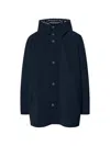 Rrd Hooded Press-stud Coat In Multi