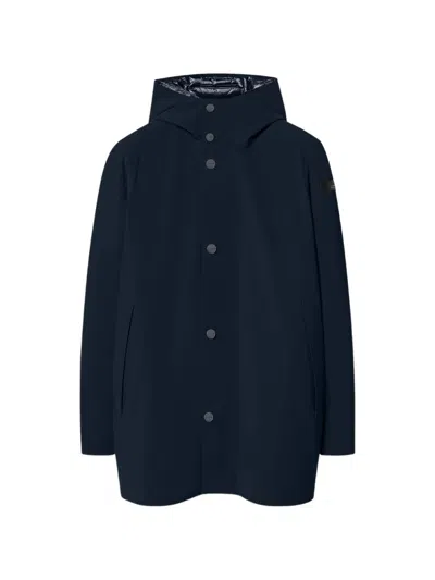 Rrd Hooded Press-stud Coat In Multi