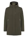 Rrd Hooded Zip-fastening Jacket In Green