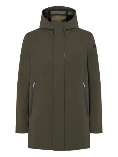 Rrd Hooded Zip-fastening Jacket In Green