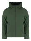 Rrd Technical Fabric Jacket With Hood In Green