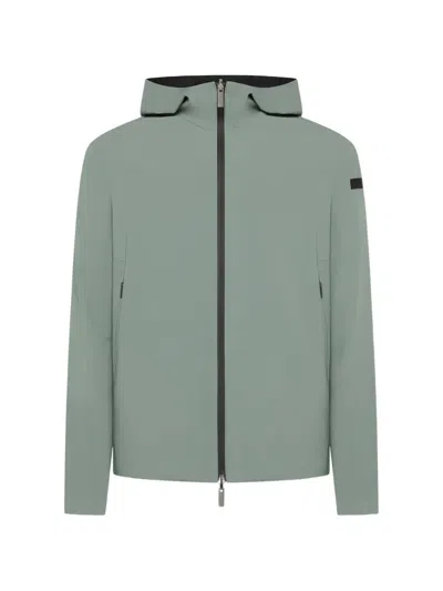 Rrd Hooded Zip Jacket In Green