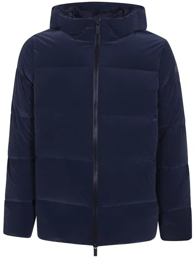 Rrd Hooded Zip Jacket "supeuck! Tubic 14" In Blue