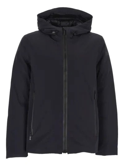 Rrd Hooded Zip-up Jacket In Black