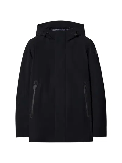 Rrd Hooded Zip-fastening Jacket In Schwarz