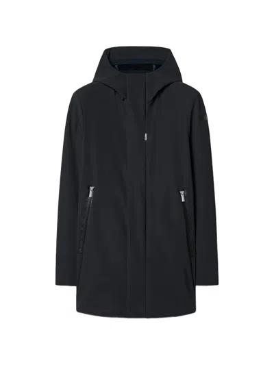 Rrd Hooded Zip-up Jacket In Black