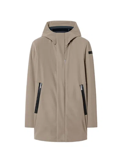 Rrd Hooded Zip-up Jacket In Neutral