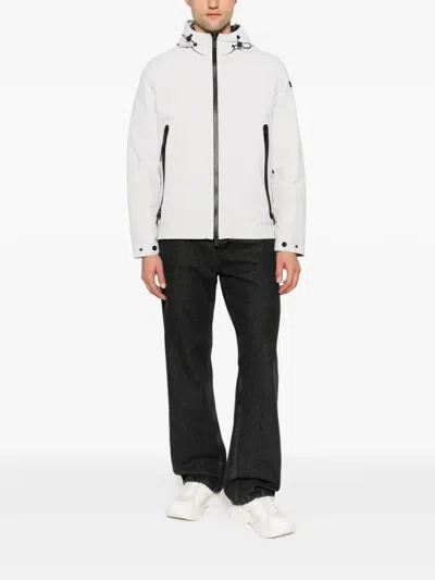 Rrd Hooded Zip-up Jacket In White