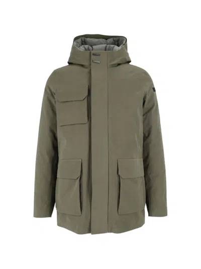 Rrd Hut Floating Field Jacket In Green