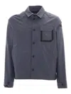 Rrd Terzilight Overshirt With Classic Collar In Blue