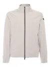 Rrd Lightweight Jacket With High Collar And Full Zipper In Neutral