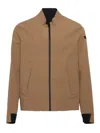 Rrd Montecristo Neutrals Jacket With High Collar In Brown