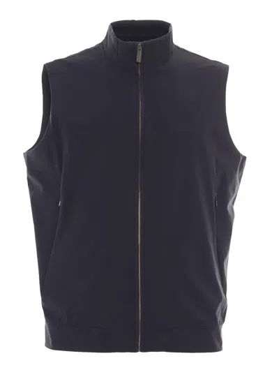 Rrd Summer Cult Gilet Jacket With Tailored Fit In Blue