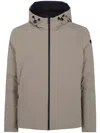 Rrd Montecristo Reversible Hooded Jacket In Brown