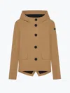 Rrd Montecristo Color Hood Jacket In Beige
