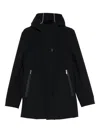 Rrd Lightweight Black Jacket With Concealed Zip In Black