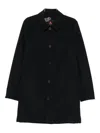 Rrd Button-fastening Coat In Black