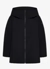Rrd Hooded Oversized Jacket In Black