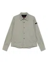 Rrd Green Lightweight Jacket With Button-up Front In Green