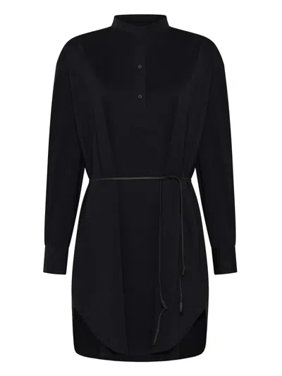 Rrd Kor Wom Belted Midi Dress In Black