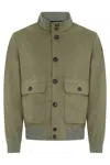 Rrd Button-up Bomber Jacket In Green