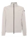Rrd Lightweight Jacket With High Collar And Full Zipper In Neutral