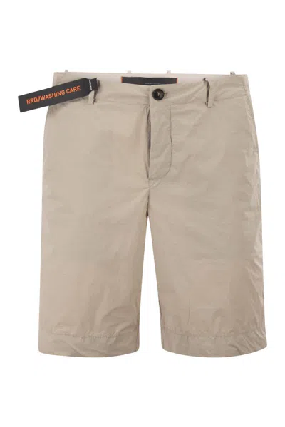Rrd Lightweight Stretch Technical Bermuda Shorts In Brown