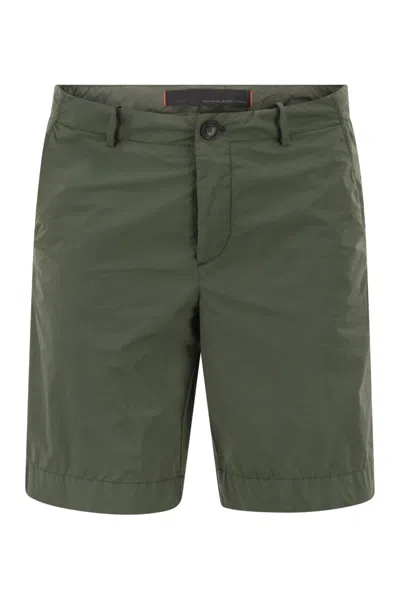 Rrd Lightweight Stretch Technical Bermuda Shorts In Green