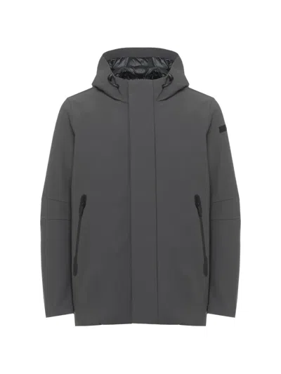 Rrd Logo-patch Padded Jacket In Gray