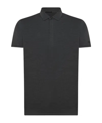 Rrd Logo-patch Polo Shirt In Black