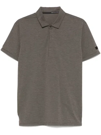Rrd Poloshirt Mit Logo-patch In Braun