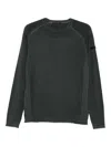 Rrd Crew Neck Knit Sweater In Green