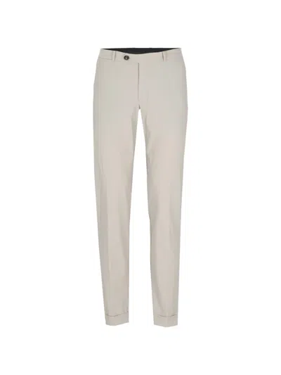 Rrd Logo-patch Turn-up Trousers In Gray