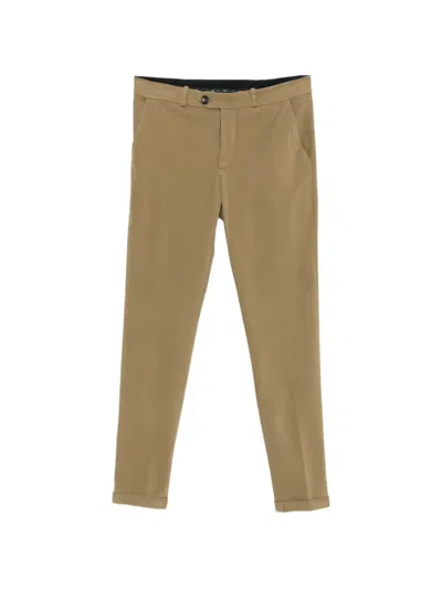 Rrd Logo-patch Turn-up Trousers In Neutrals